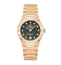 Omega Constellation 29mm Ladies Watch Green O13155292099005