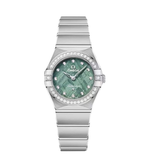 Omega Constellation 25mm Ladies Watch Green O13115256099001