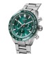 TAG Heuer Carrera Chronograph 44mm Mens Watch Green Stainless Steel CBN2A1N.BA0643