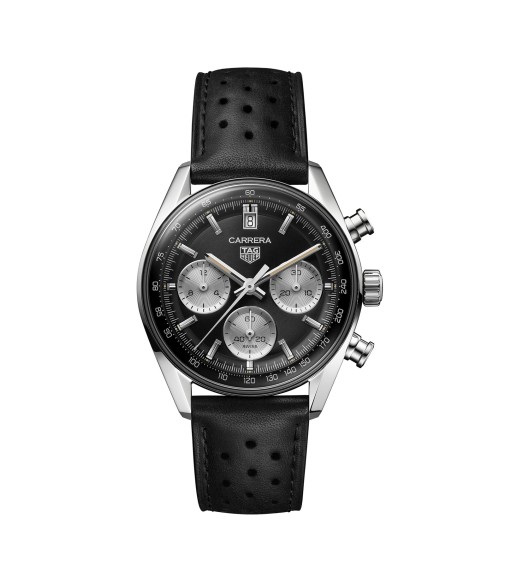 TAG Heuer Carrera Chronograph 39mm Mens Watch Black CBS2210.FC6534