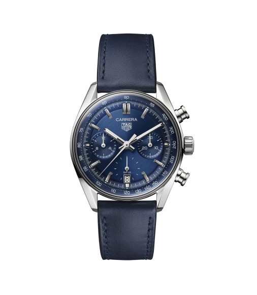 TAG Heuer Carrera Chronograph 39mm Mens Watch Blue CBS2212.FC6535