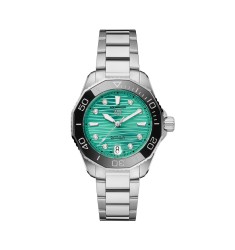 TAG Heuer Aquaracer Professional 300 36mm Ladies Watch Turquoise WBP231K.BA0618