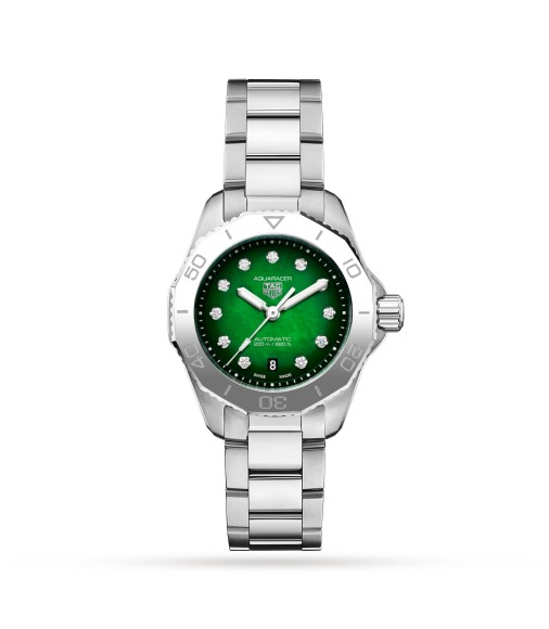 TAG Heuer Aquaracer Professional 200 30mm Ladies Watch Green WBP2415.BA0622