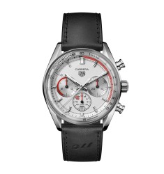 TAG Heuer Carrera Chronosprint X Porsche Special Edition 42mm Mens Watch Silver CBS2011.FC6529