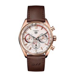 TAG Heuer Carrera Chronosprint X Porsche Special Edition 42mm Mens Watch Beige CBS2040.FC8318