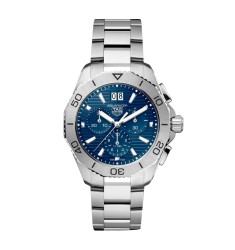 TAG Heuer Aquaracer Professional 200 Chronograph 40mm Mens Watch Blue CBP1113.BA0627