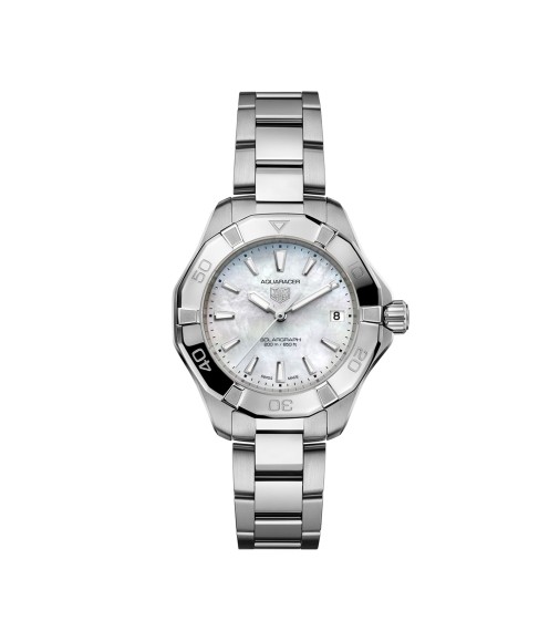 TAG Heuer Aquaracer Professional 200 Solargraph 34mm Ladies Watch Mother Of Pearl WBP1312.BA0005