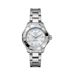 TAG Heuer Aquaracer Professional 200 Solargraph 34mm Ladies Watch Mother Of Pearl Diamonds WBP1313.BA0005