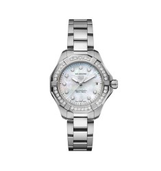 TAG Heuer Aquaracer Professional 200 Solargraph 34mm Ladies Watch Mother Of Pearl Diamonds WBP1314.BA0005