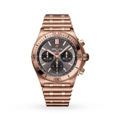 Breitling Chronomat B01 42 18k Red Gold Watch RB0134101B1R1