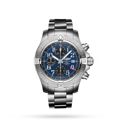 Breitling Avenger Chronograph GMT 45 Stainless Steel Watch A24315101C1A1