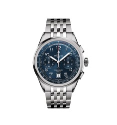 Breitling Premier B01 Chronograph 42mm Mens Watch Blue Stainless Steel AB0145171C1A1
