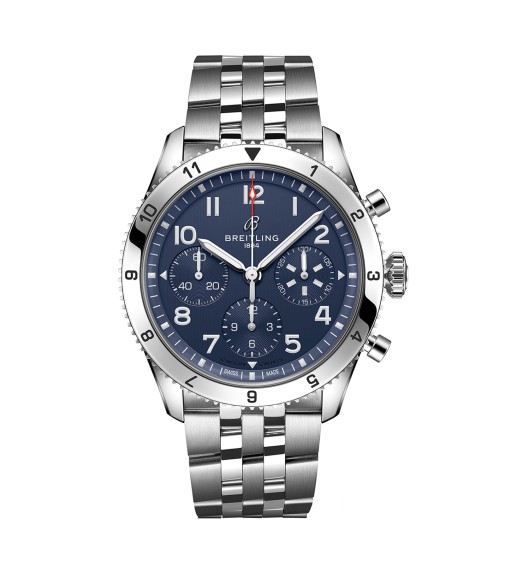 Breitling Classic AVI Chronograph 42 Tribute to Vought F4U Corsair Stainless Steel Watch A233801A1C1A1