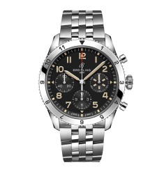 Breitling Classic AVI Chronograph 42 P-51 Mustang Stainless Steel Watch A233803A1B1A1