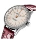 Breitling Navitimer 36mm Ladies Watch Silver Alligator A17327211G1P1