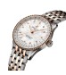 Breitling Navitimer 36mm Ladies Watch White Mother Of Pearl Stainless Steel And 18k Red Gold U17327211A1U1