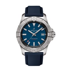 Breitling Avenger Automatic 42mm Mens Watch Blue Leather A17328101C1X1