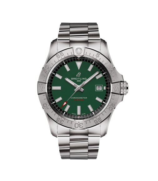 Breitling Avenger Automatic 42mm Mens Watch Green Stainless Steel A17328101L1A1