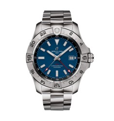 Breitling Avenger Automatic GMT 44mm Mens Watch Blue Stainless Steel A32320101C1A1