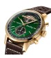 Breitling Top Time B21 Ford Mustang Tourbillon 42mm Mens Watch Green NB21251A1L1X1