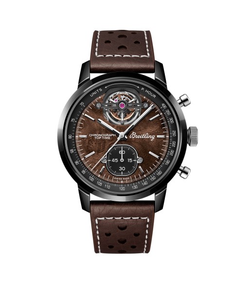 Breitling Top Time B21 Chevrolet Corvette Tourbillon 42mm Mens Watch Brown SB21252A1Q1X1