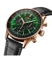 Breitling Navitimer Chronograph 18ct Rose Gold 46mm Mens Watch Green Alligator RB0137241L1P1