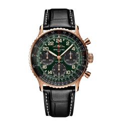 Breitling Navitimer Cosmanaute 41mm Limited Edition Mens Watch Green RB12302A1L1P1