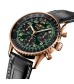 Breitling Navitimer Cosmanaute 41mm Limited Edition Mens Watch Green RB12302A1L1P1