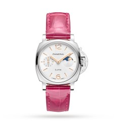 Panerai Luminor Due Luna Moonphase 38mm Ladies Watch Pink PAM01180