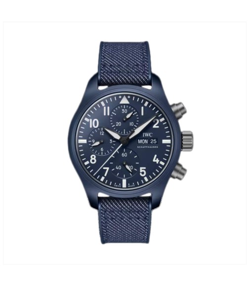 IWC Pilot Chronograph 41 Top Gun Oceana 42mm Mens Watch Blue IW389404