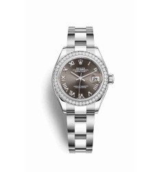 Rolex Datejust 28 White Rolesor Oystersteel white gold 279384RBR