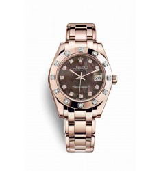 Rolex Pearlmaster 34 Everose gold 81315