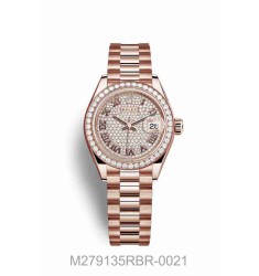 Rolex Datejust 28mm Everose gold 279135RBR