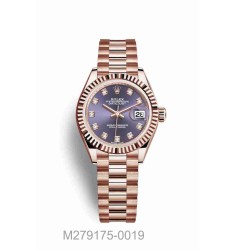 Rolex Datejust 28 18 ct Everose gold 279175