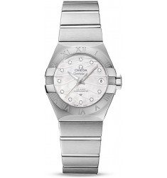 Omega Constellation Brushed Chronometer Pluma Watch Replica 123.10.27.20.55.002