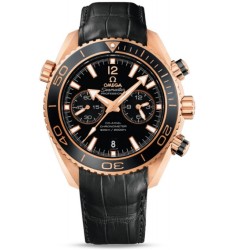 Omega Seamaster Planet Ocean Chrono Ceragold replica watch 232.63.46.51.01.001