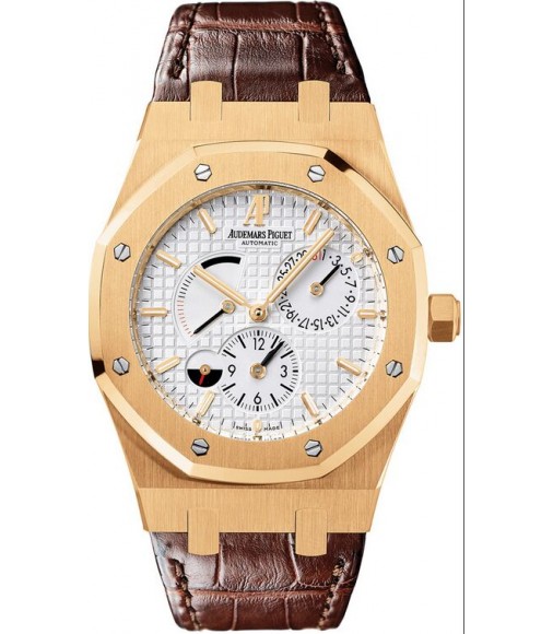 Audemars Piguet Royal Oak Dual Time Power Reserve Mens Watch Replica 26120OR.OO.D088CR.01