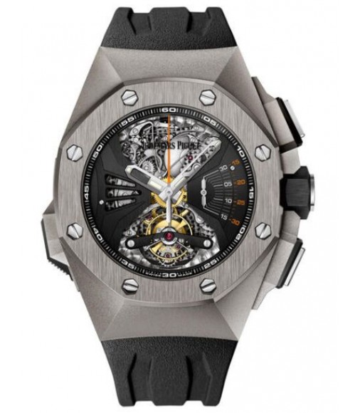 Audemars Piguet Royal Oak Offshore Tourbillon Chronograph Replica 26576TI.OO.D002CA.01