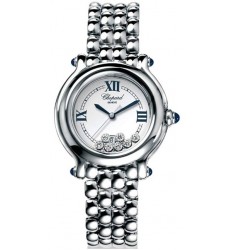 Chopard Happy Sport Steel 7diamond Round Ladies Watch Replica 27/8236-23