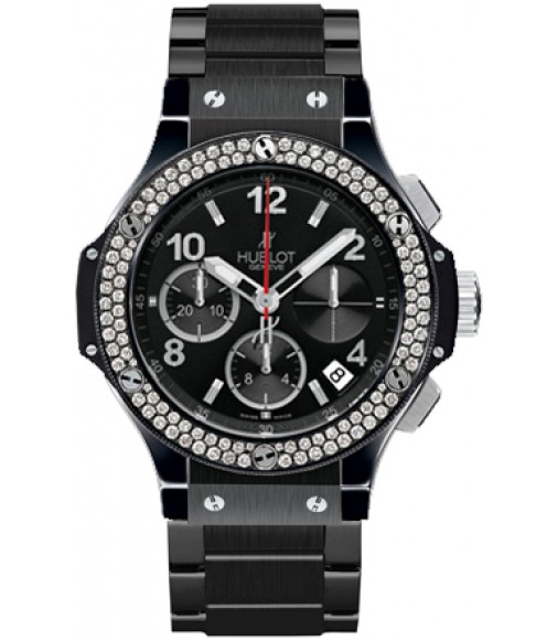 Hublot Big Bang Black Magic Diamonds 41mm replica watch 341.cv.130.cm.114 