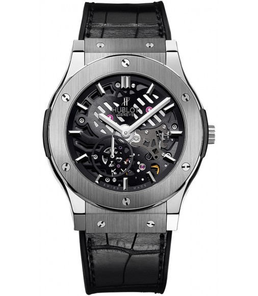 Hublot Classic Fusion Ultra-Thin Skeleton Mens replica watch 515.NX.0170.LR 