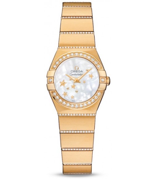 Omega Constellation Brushed Quarz Mini Watch Replica 123.55.24.60.05.002