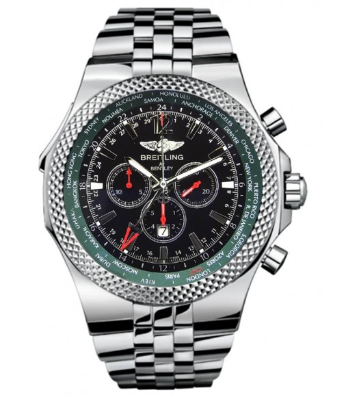 Breitling Bentley GMT British Racing Mens Watch Replica A47362S4/B919/998A