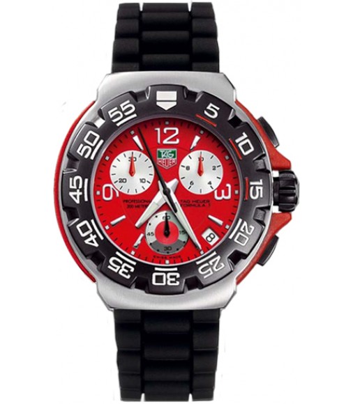 Tag Heuer Formula 1 Chronograph Mens Watch Replica CAC1112.BT0705