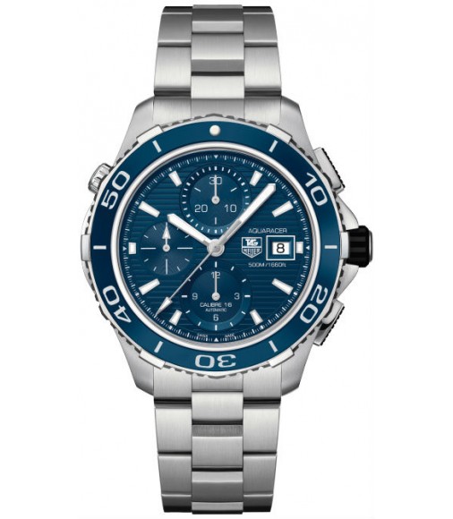 Tag Heuer Aquaracer 500M Calibre 16 Automatic Chronograph 43mm Watch Replica CAK2112.BA0833