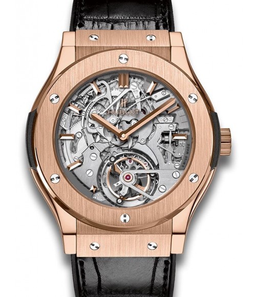 Hublot Classic Fusion Tourbillon Cathedral Minute Repeater King Gold Replica