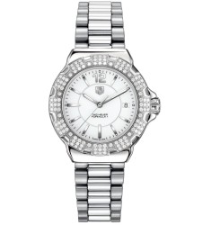 Tag Heuer Formula 1 Ladies Steel and Ceramic Full Diamonds 37mm Watch Replica WAH1218.BA0852