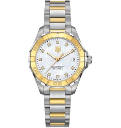 Tag Heuer Aquaracer Lady 300M Steel & Yellow Gold 32 MM Replica WAY1351.BD0917