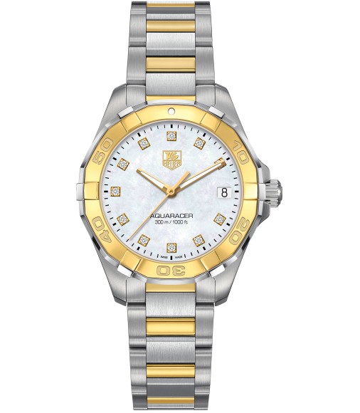 Tag Heuer Aquaracer Lady 300M Steel & Yellow Gold 32 MM Replica WAY1351.BD0917