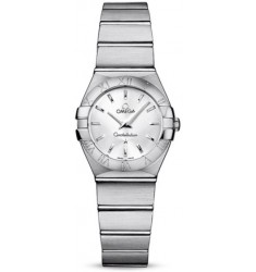 Omega Constellation Brushed Quarz Mini Watch Replica 123.10.24.60.02.001